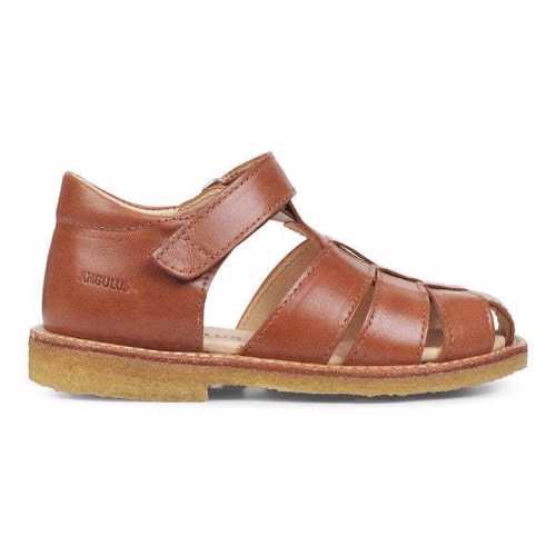 Angulus - Angulus Sandal m. velcro - Cognac - Str. 22
