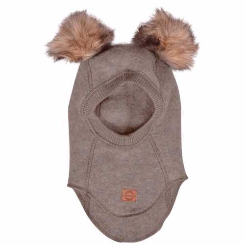 Mikk-Line - Uld Fleece Elefanthue - Melange Denver - Str. 86/92