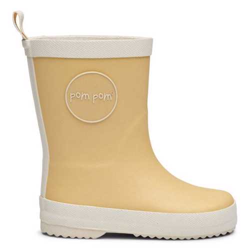 Pom Pom - Pom Pom Gummistøvler - Dusty Yellow - Str. 30