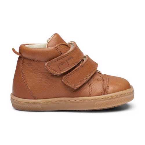Pom Pom - Pom Pom Sneaker Velcro Shoe - Camel - Str. 27