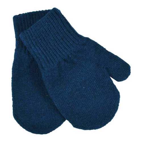 Mikk-Line - Mikk-Line Strik Luffer - China Blue - Str. 2-4 år